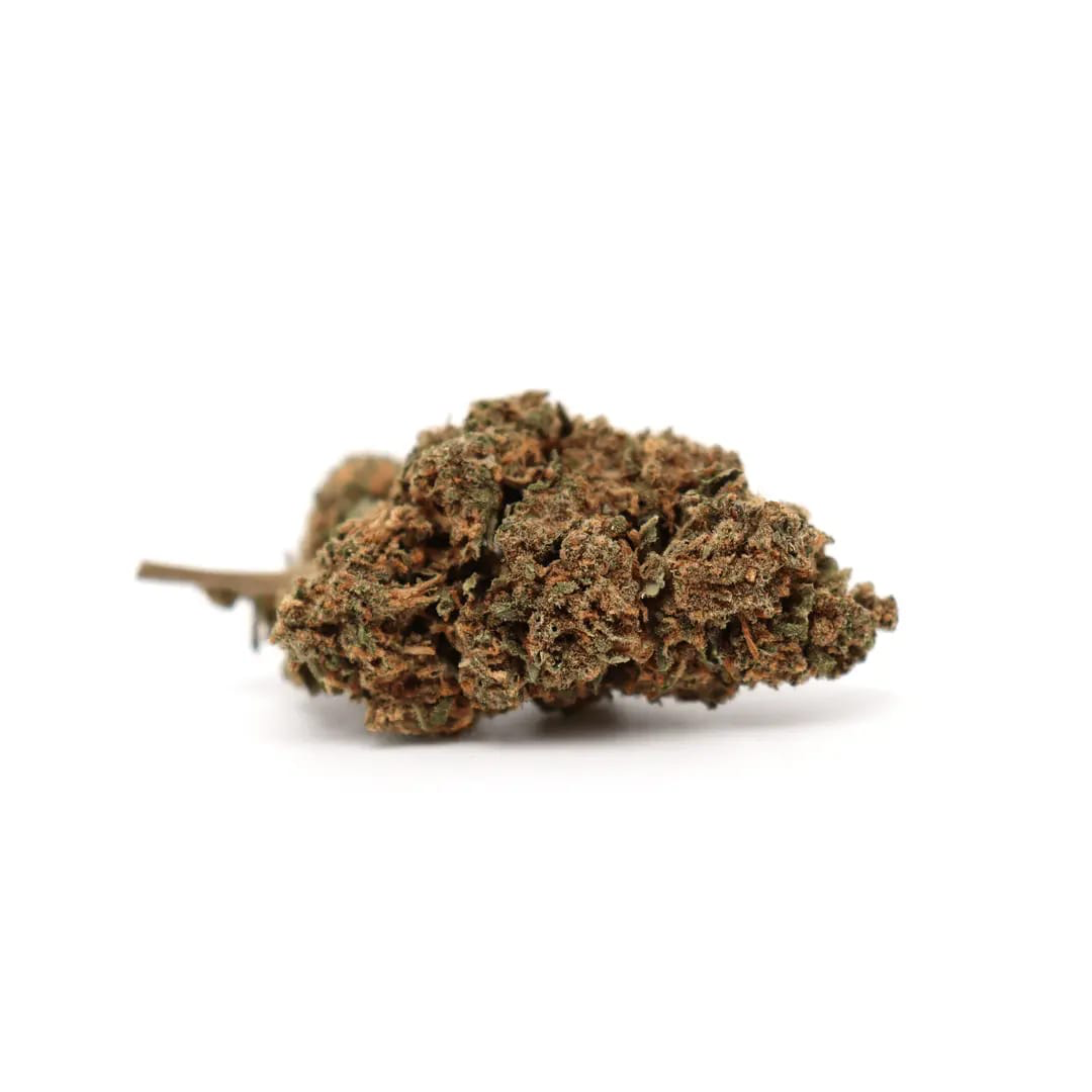 Amnesia — cured CBD flower bud